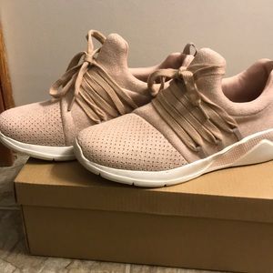 Light pink sneakers